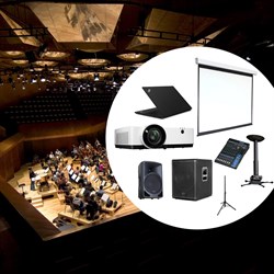 Комплект Всероссийский виртуальный концертный зал аудио и видео оборудование для малого зала (до 60 мест) - фото 27586
