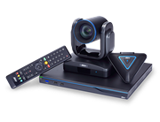 Система для организации видео конференцсвязи, до 4х соединений, поворотная камера, 12х оптический  и 1,5х цифровой Zoom, FullHD
