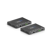 Комплект из приемника и передатчика PureTools PT-HDBT-200 сигналов HDMI и IR через интерфейс HDBaseT